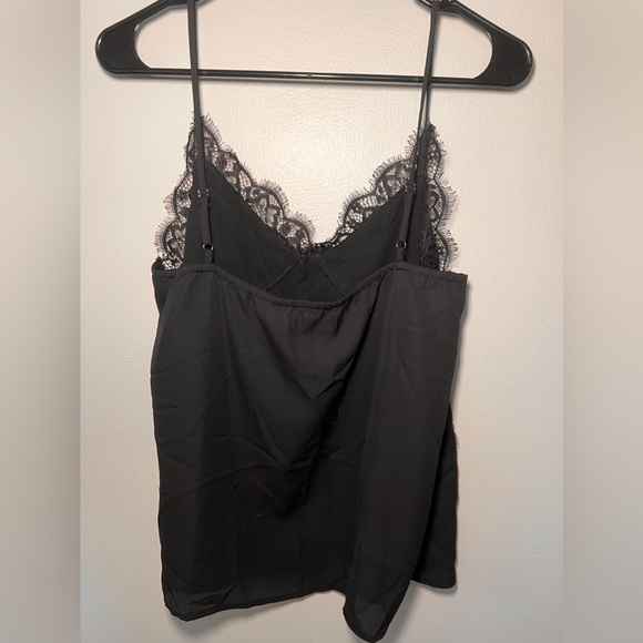 [lush] black lace trimmed tank top - Picture 6 of 7